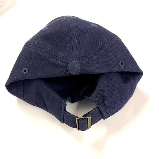LL25 Navy Dad Hat Brown/Antique - Patches Of Upcycling