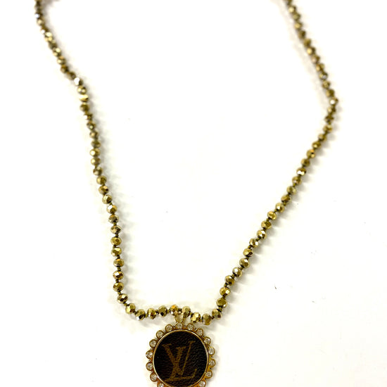 Gold 17” necklace - Patches Of Upcycling