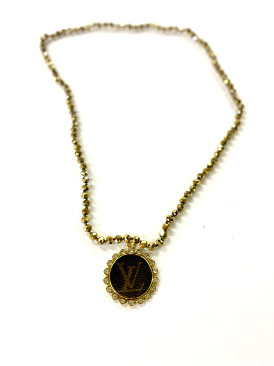 Gold 17” necklace - Patches Of Upcycling