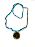 Stone- ‘Jodi’ with large antique circle pendant