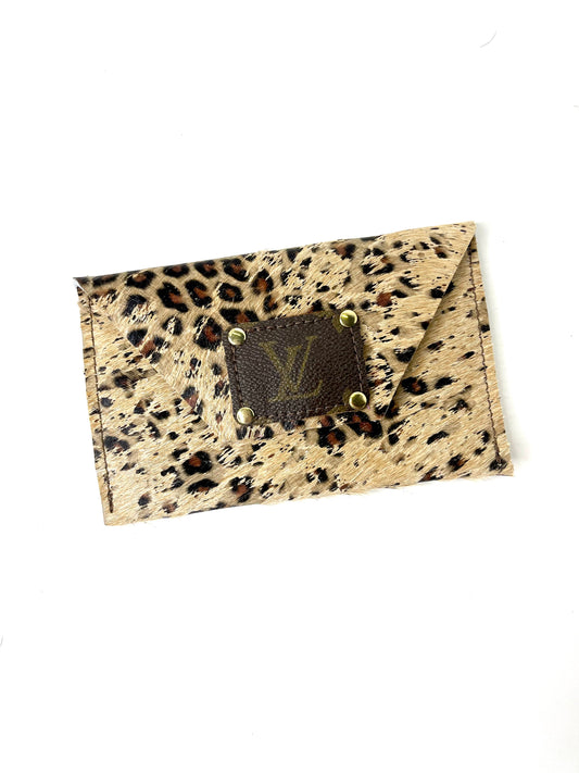 Cheryl Acid Leopard HOH - Large Card Holder - Patches Of Upcycling