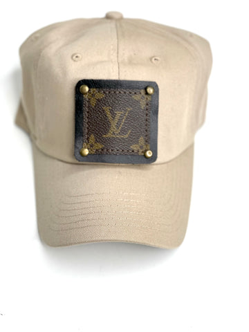 LL11 - Khaki Dad Hat Black/Antique - Patches Of Upcycling