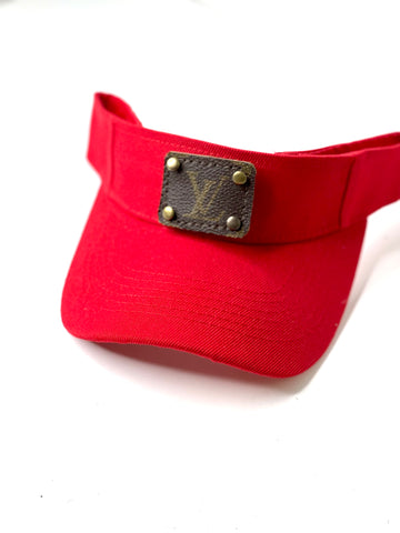 ZZ10 - Red Visor Antique Hardware - Patches Of Upcycling