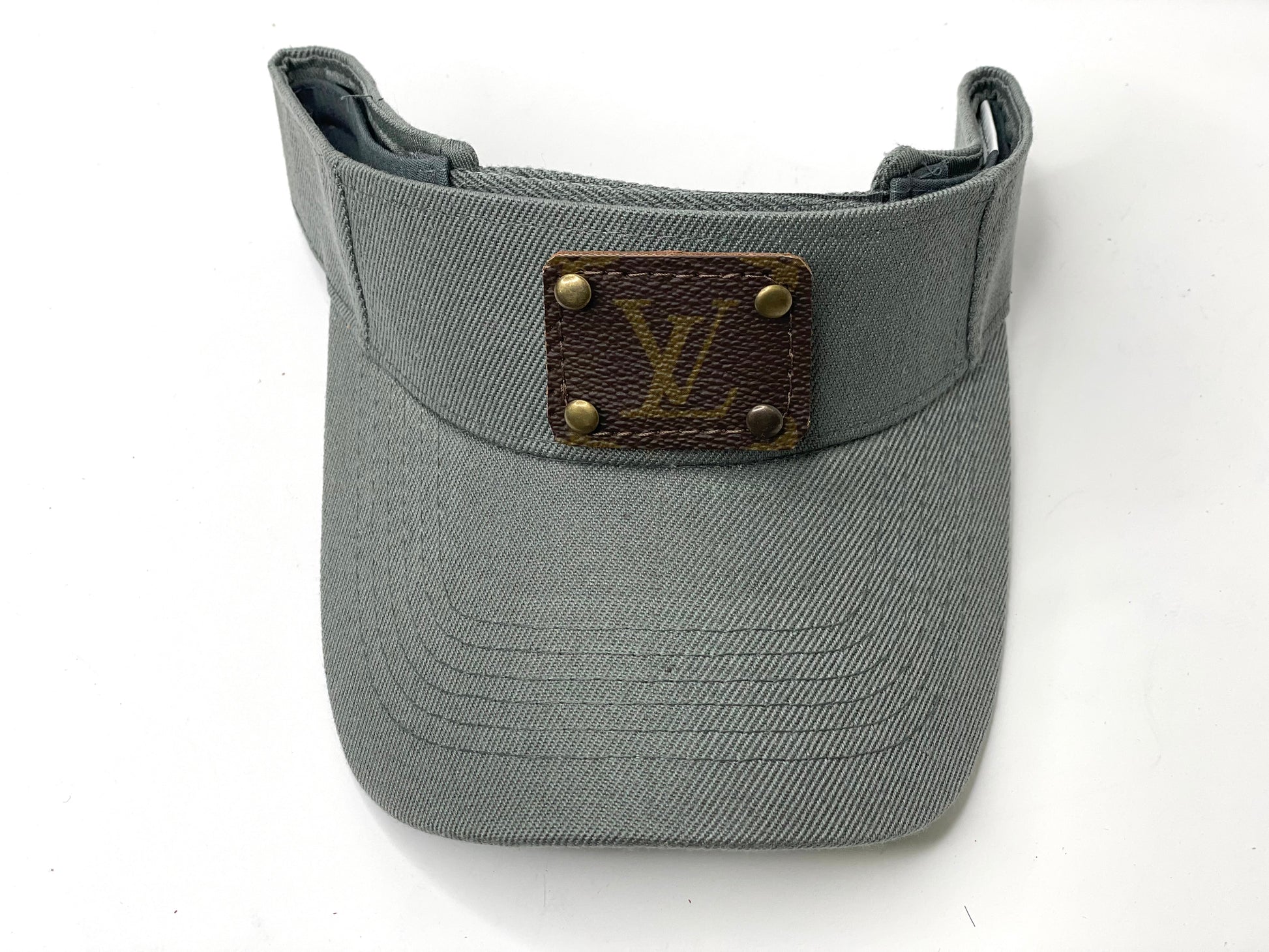 ZZ18- Dark grey Visor Antique Hardware - Patches Of Upcycling