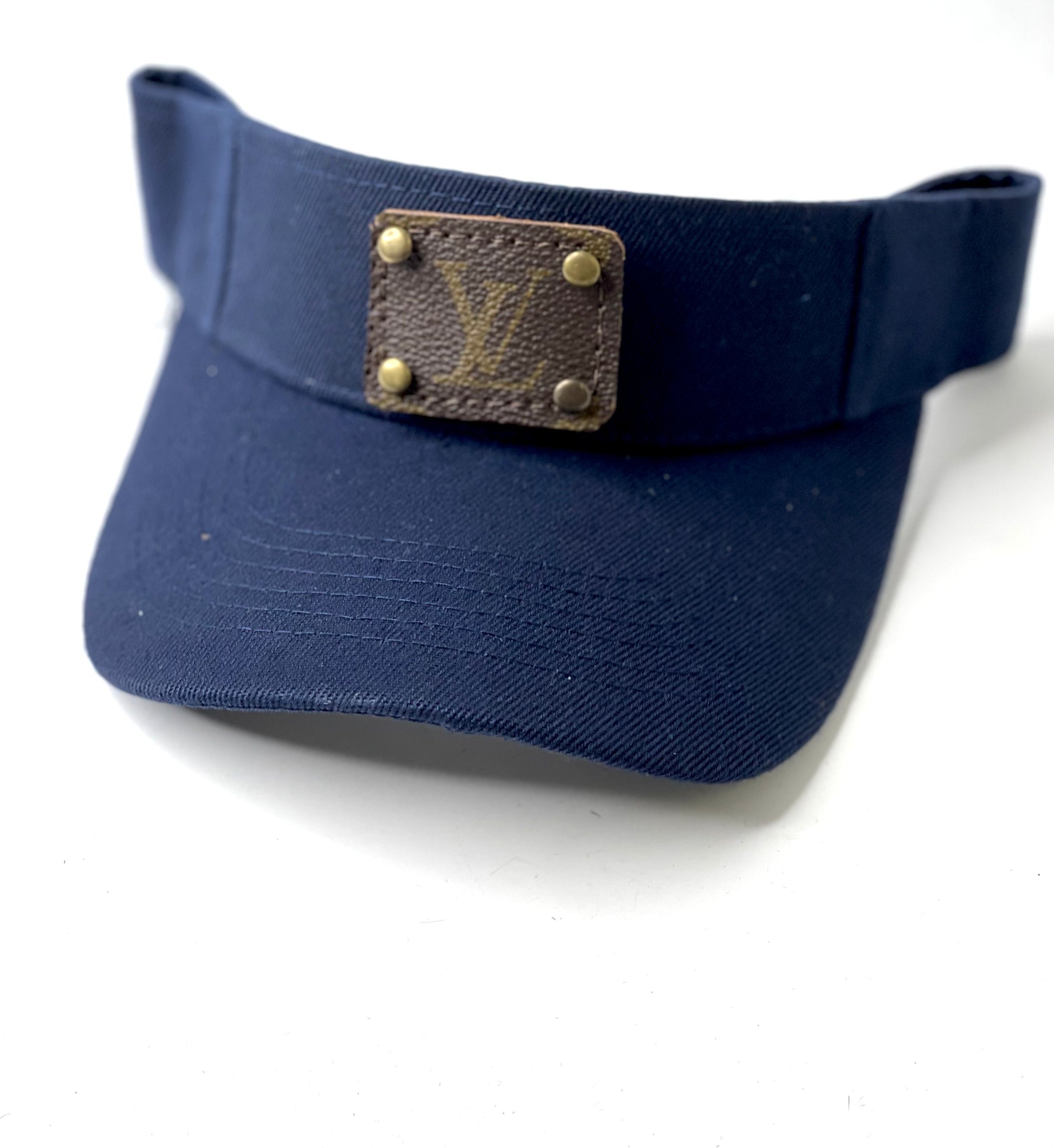 ZZ9 - Navy Visor Antique Hardware - Patches Of Upcycling