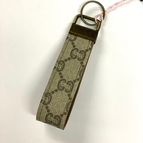 Back in stock Thick Keyfob GG (antique) - Patches Of Upcycling