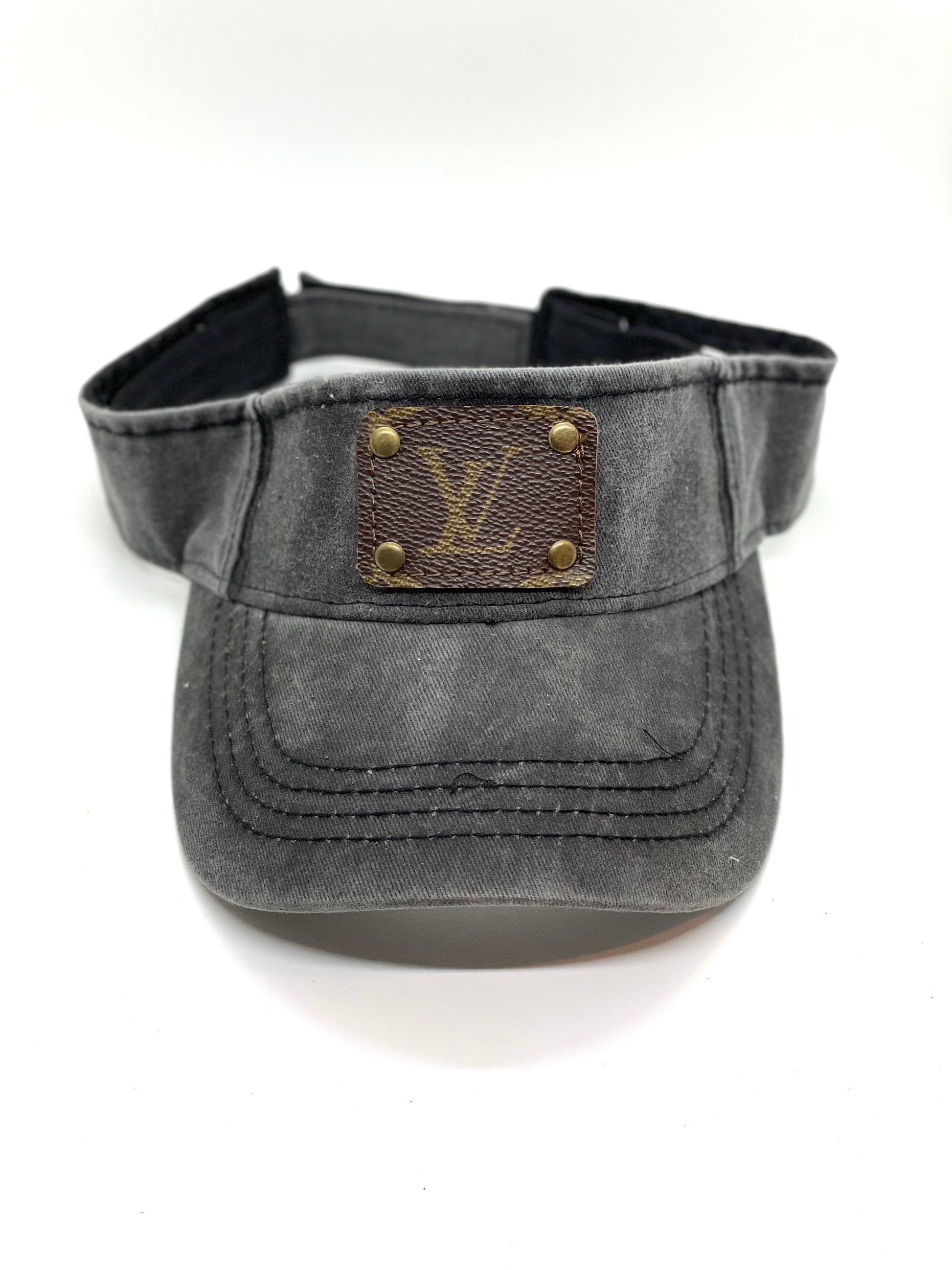 ZZ5 - Faded Black Visor Antique Hardware - Patches Of Upcycling