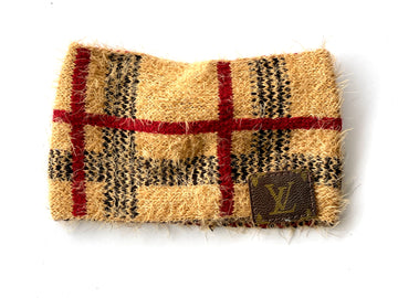 Ear Warmer in Plaid - Patches Of Upcycling