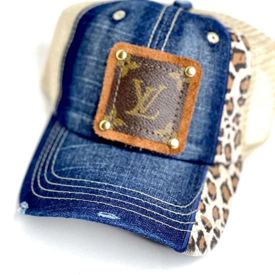XX2 - Jean Side Leopard in Reese Brown, Brown/Gold - Patches Of Upcycling