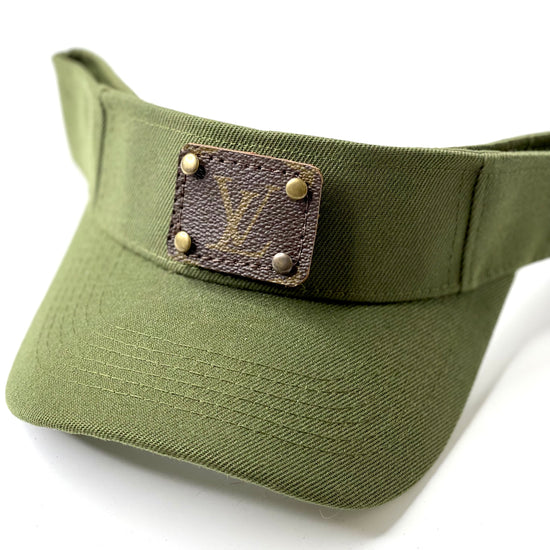 ZZ12 - Camo Green Visor Antique Hardware - Patches Of Upcycling