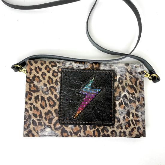 Small Crossbody lightening cheryl - Patches Of Upcycling
