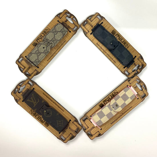 iwatch Gucci Brown band with snaps (small) - Patches Of Upcycling