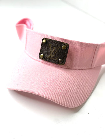 ZZ14 - Light Pink Visor Antique Hardware - Patches Of Upcycling