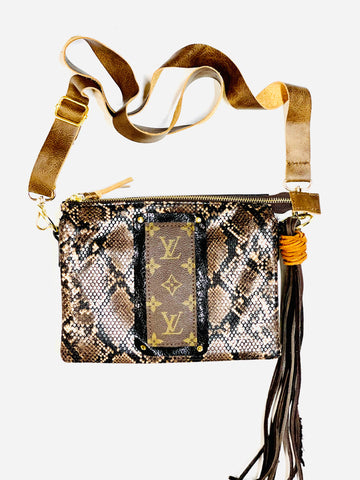 Snake small crossbody - Patches Of Upcycling