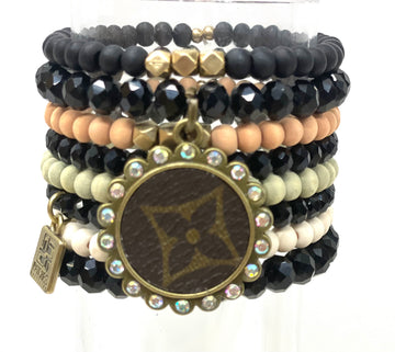 Nala - Stacked bracelet Antique - Patches Of Upcycling
