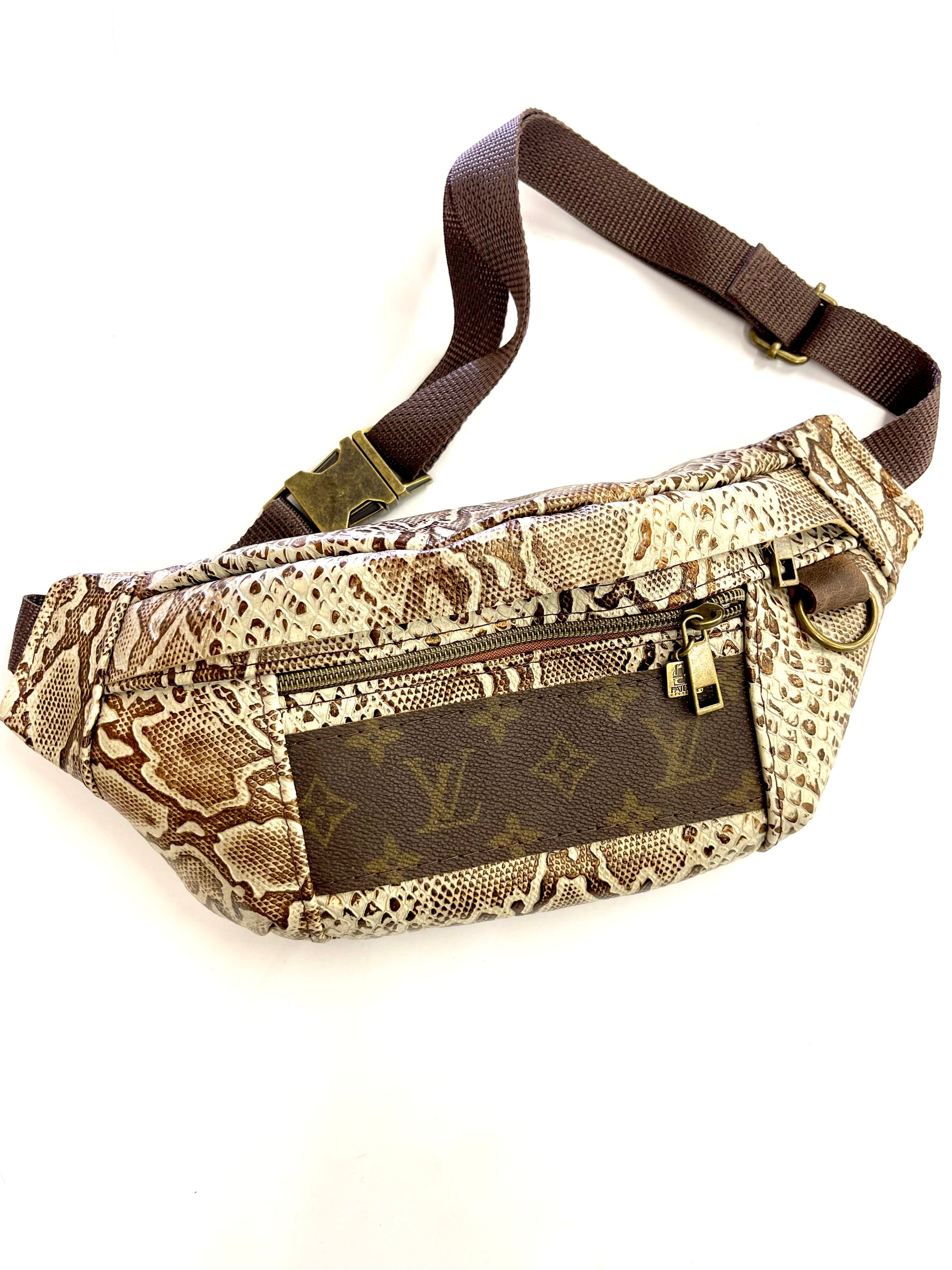 Louis Vuitton, Bags, Louis Vuittonmonogram Bum Bag Waist Belt Crossbody  Brown Canvas