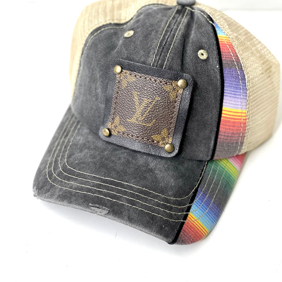 XX4 - Black jean Side Serape, Black/Antique - Patches Of Upcycling