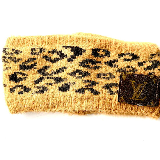 Ear Warmer in Leopard - Patches Of Upcycling