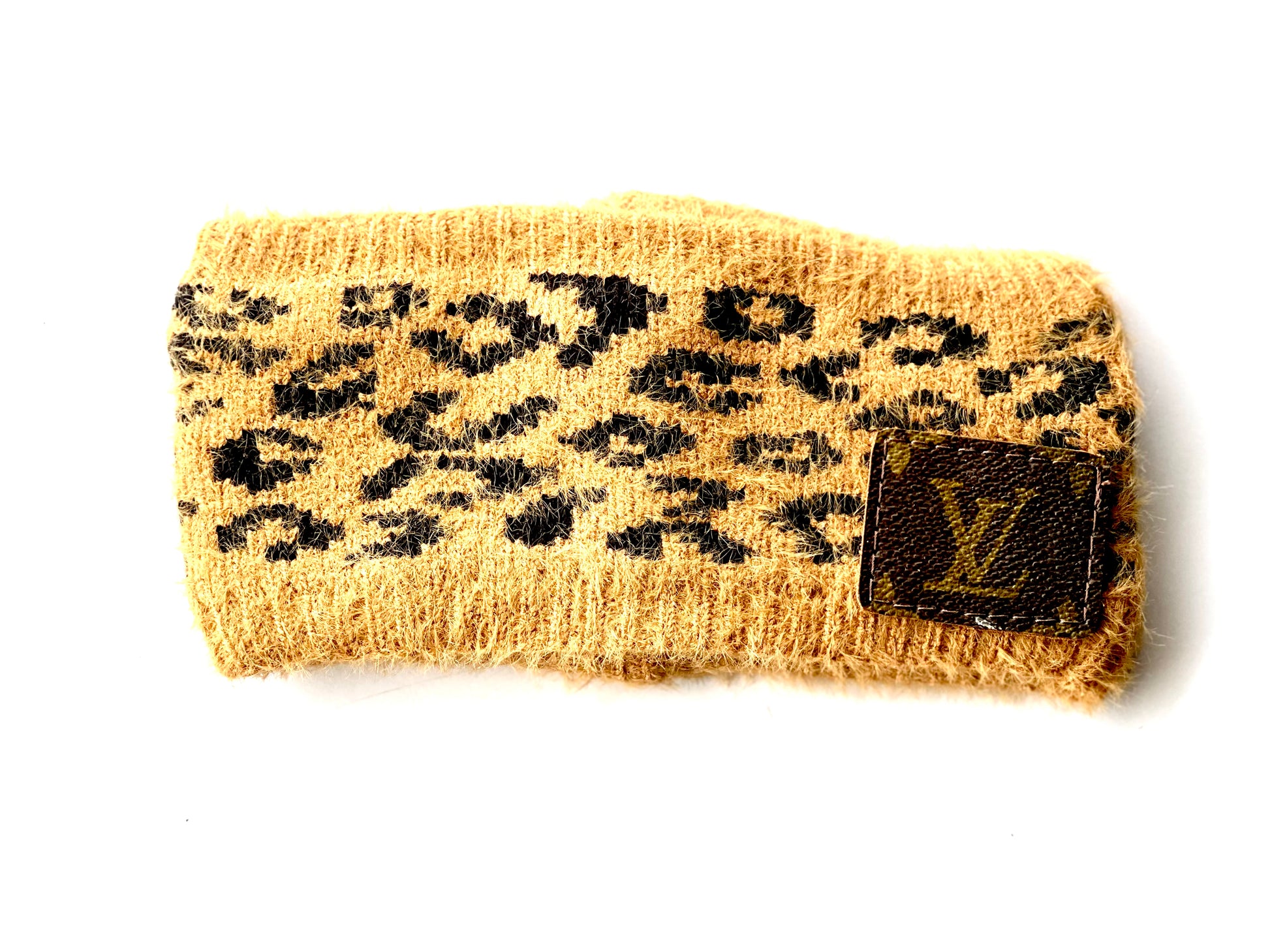 Ear Warmer in Leopard - Patches Of Upcycling