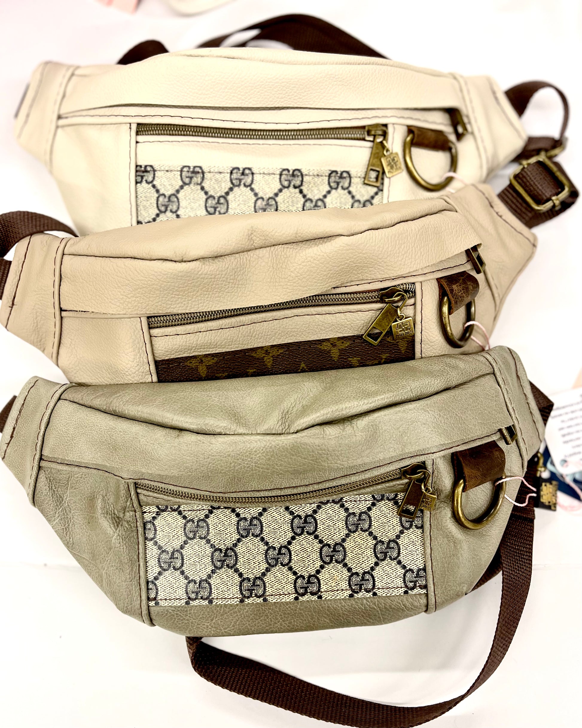 Adjustable Bum bag GG- multiple color options - Patches Of Upcycling