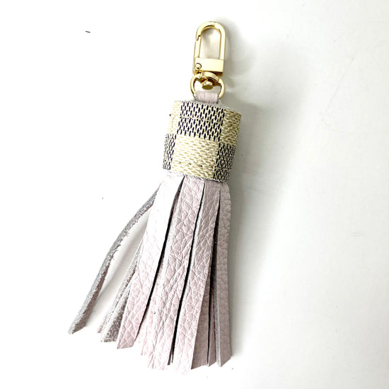 Azur Fringe Purse Tassel - Patches Of Upcycling