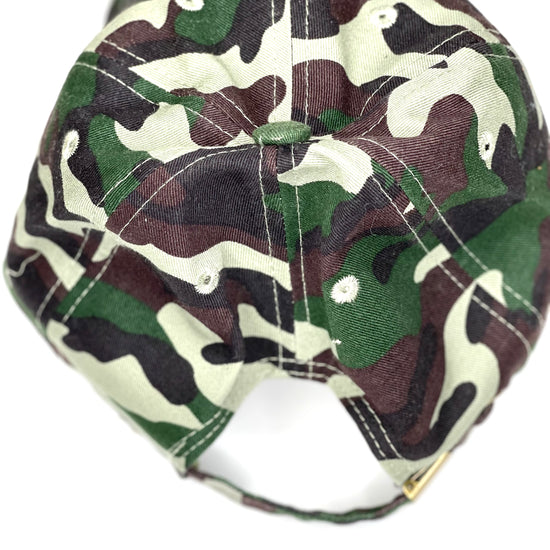 BB1 - True Camouflage Baseball Hat Black/Gold - Patches Of Upcycling